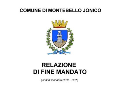 RELAZIONE DI FINE MANDATO (Anni di mandato 2020–2026)